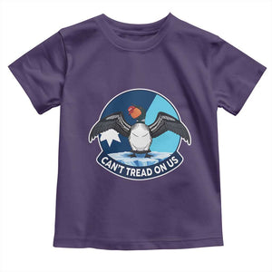Can Not Tread On Us Toddler T Shirt Common Loon No Ice Please TS12 Purple Print Your Wear
