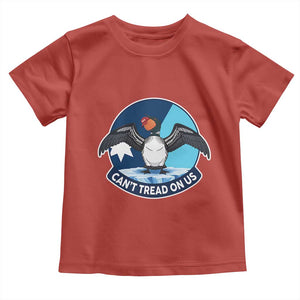 Can Not Tread On Us Toddler T Shirt Common Loon No Ice Please TS12 Red Print Your Wear