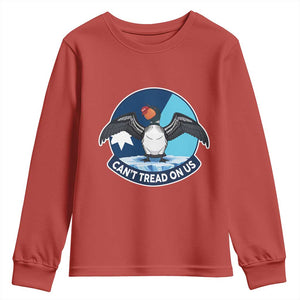 Can Not Tread On Us Youth Sweatshirt Common Loon No Ice Please TS12 Red Print Your Wear
