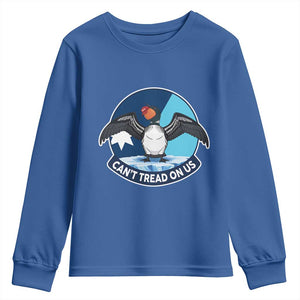Can Not Tread On Us Youth Sweatshirt Common Loon No Ice Please TS12 Royal Blue Print Your Wear