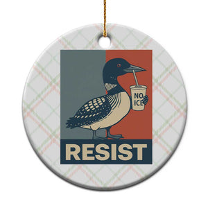 Funny Minnesota Common Loon Ceramic Ornament No Ice Please TS12 1pc Christmas Plaid Print Your Wear