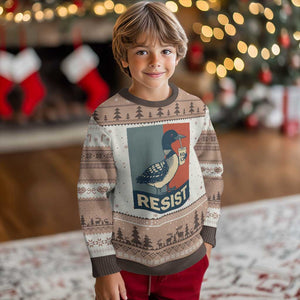Funny Minnesota Common Loon Ugly Christmas Sweater No Ice Please TS12 Mocha Mousse Print Your Wear