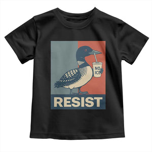 Funny Minnesota Common Loon Toddler T Shirt No Ice Please TS12 Black Print Your Wear