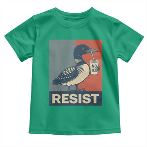 Funny Minnesota Common Loon Toddler T Shirt No Ice Please TS12 Irish Green Print Your Wear