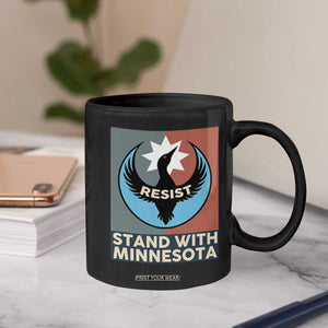 Stand With Minnesota Coffee Mug Common Loon Pride Support TS12 Print Your Wear