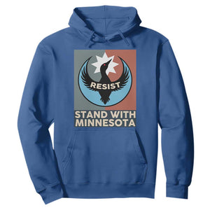 Stand With Minnesota Hoodie Common Loon Pride Support TS12 Royal Blue Print Your Wear