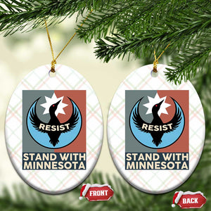 Stand With Minnesota Ceramic Ornament Common Loon Pride Support TS12 Print Your Wear