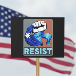 Minnesota Resist Ice Out Protest Sign MM Support Gift TS12 Horizontal 18" × 24" Black Print Your Wear