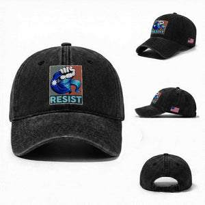 Minnesota Resist Ice Out Washed Cotton Baseball Cap MM Support Gift TS12 Washed Cap Universal Fit Black Print Your Wear