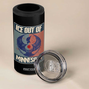 Ice Out Of Minnesota 4 in 1 Can Cooler Tumbler Social Justice Solidarity TS12 Print Your Wear