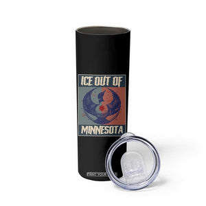 Ice Out Of Minnesota Skinny Tumbler Social Justice Solidarity TS12 Print Your Wear