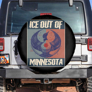Ice Out Of Minnesota Spare Tire Cover Social Justice Solidarity TS12 No hole Black Print Your Wear