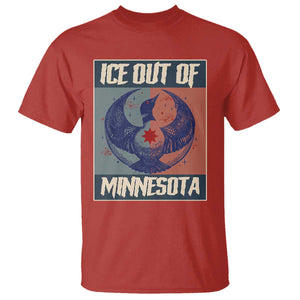 Ice Out Of Minnesota T Shirt Social Justice Solidarity TS12 Red Print Your Wear
