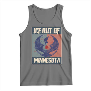 Ice Out Of Minnesota Tank Top Social Justice Solidarity TS12 Black Heather Print Your Wear