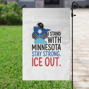 Minnesota Pride Common Loon Garden Flag Stand With Minnesota Ice Out TS12 Print Your Wear