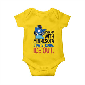 Minnesota Pride Common Loon Baby Onesie Stand With Minnesota Ice Out TS12 Daisy Print Your Wear