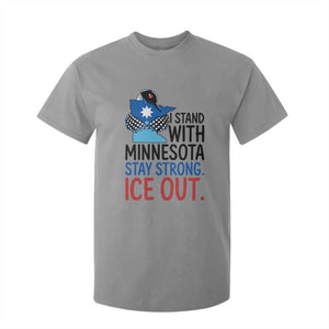 Minnesota Pride Common Loon T Shirt For Kid Stand With Minnesota Ice Out TS12 Sport Gray Print Your Wear