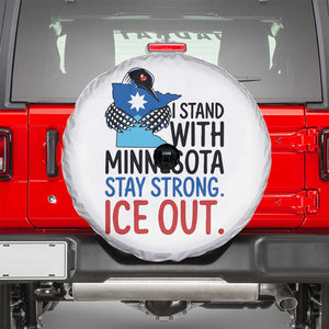 Minnesota Pride Common Loon Spare Tire Cover Stand With Minnesota Ice Out TS12 White Print Your Wear