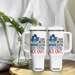 Minnesota Pride Common Loon Tumbler With Handle Stand With Minnesota Ice Out TS12 Print Your Wear