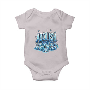 Abolish Ice Baby Onesie Minnesota Resistance Protest TS12 Ice Gray Print Your Wear