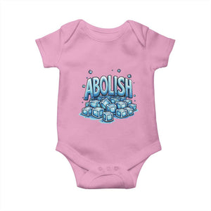 Abolish Ice Baby Onesie Minnesota Resistance Protest TS12 Light Pink Print Your Wear