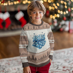Abolish Ice Ugly Christmas Sweater Minnesota Resistance Protest TS12 Mocha Mousse Print Your Wear