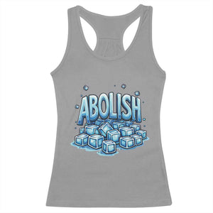 Abolish Ice Racerback Tank Top Minnesota Resistance Protest TS12 Sport Gray Print Your Wear