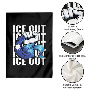 Minnesota Ice Out Garden Flag Anti Ice Movement Protest TS12 Print Your Wear