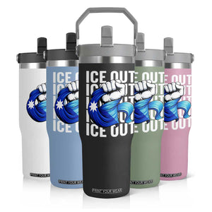 Minnesota Ice Out Flip Straw Tumbler Anti Ice Movement Protest TS12 Print Your Wear