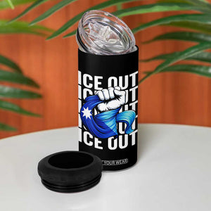 Minnesota Ice Out 4 in 1 Can Cooler Tumbler Anti Ice Movement Protest TS12 Print Your Wear