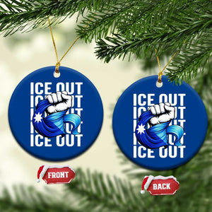 Minnesota Ice Out Ceramic Ornament Anti Ice Movement Protest TS12 1pc Blue Print Your Wear