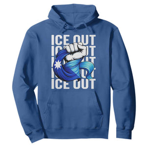Minnesota Ice Out Hoodie Anti Ice Movement Protest TS12 Royal Blue Print Your Wear