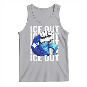 Minnesota Ice Out Tank Top Anti Ice Movement Protest TS12 Athletic Heather Print Your Wear