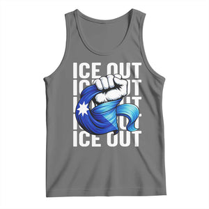 Minnesota Ice Out Tank Top Anti Ice Movement Protest TS12 Black Heather Print Your Wear