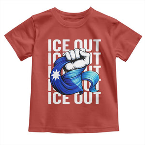 Minnesota Ice Out Toddler T Shirt Anti Ice Movement Protest TS12 Red Print Your Wear