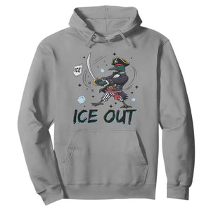 Funny Pirate Common Loon Minnesota Defends Abolish Ice Hoodie TS12 Sport Gray Print Your Wear
