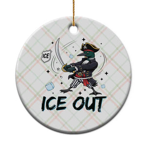 Funny Pirate Common Loon Minnesota Defends Abolish Ice Ceramic Ornament TS12 1pc Christmas Plaid Print Your Wear