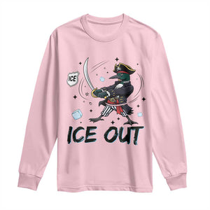 Funny Pirate Common Loon Minnesota Defends Abolish Ice Long Sleeve Shirt TS12 Light Pink Print Your Wear