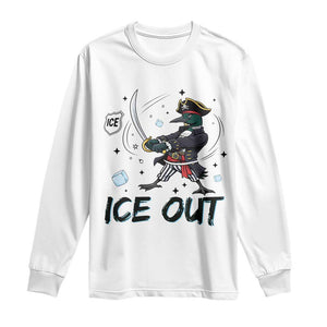 Funny Pirate Common Loon Minnesota Defends Abolish Ice Long Sleeve Shirt TS12 White Print Your Wear