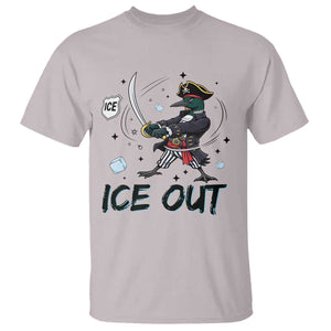 Funny Pirate Common Loon Minnesota Defends Abolish Ice T Shirt TS12 Ice Gray Print Your Wear