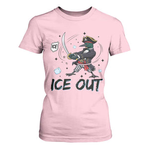Funny Pirate Common Loon Minnesota Defends Abolish Ice T Shirt For Women TS12 Light Pink Print Your Wear