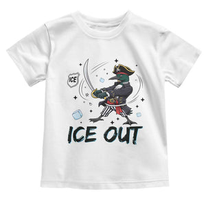Funny Pirate Common Loon Minnesota Defends Abolish Ice Toddler T Shirt TS12 White Print Your Wear