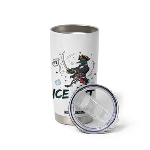 Funny Pirate Common Loon Minnesota Defends Abolish Ice Tumbler Cup TS12 Print Your Wear