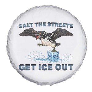 Minnesota Loon Salt The Streets Get Ice Out Spare Tire Cover TS12 Print Your Wear
