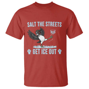 Salt The Streets Get Ice Out T Shirt Resist Minneapolis Political TS12 Red Print Your Wear