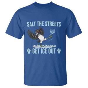 Salt The Streets Get Ice Out T Shirt Resist Minneapolis Political TS12 Royal Blue Print Your Wear