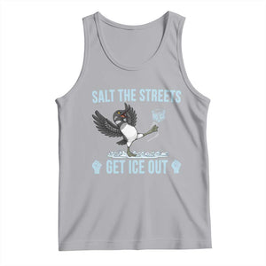 Salt The Streets Get Ice Out Tank Top Resist Minneapolis Political TS12 Athletic Heather Print Your Wear