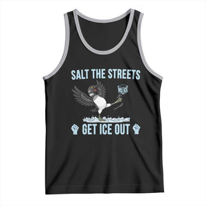 Salt The Streets Get Ice Out Tank Top Resist Minneapolis Political TS12 Black Athletic Heather Print Your Wear