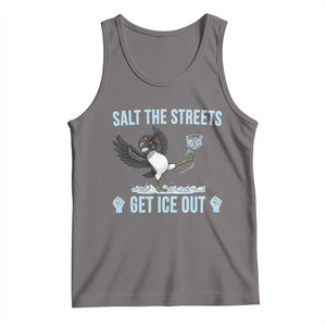 Salt The Streets Get Ice Out Tank Top Resist Minneapolis Political TS12 Deep Heather Print Your Wear