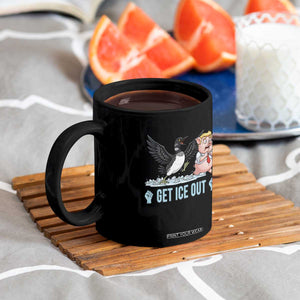 Get Ice Out Coffee Mug Funny Minnesota Loon Chasing Trump Pig TS12 Print Your Wear